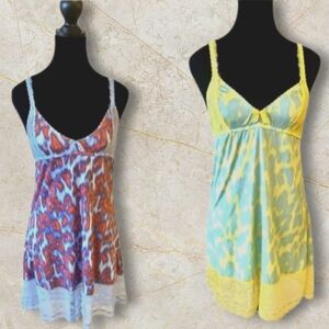 Honeydew Lingerie Set Of (2) NWOT Large Animal Print